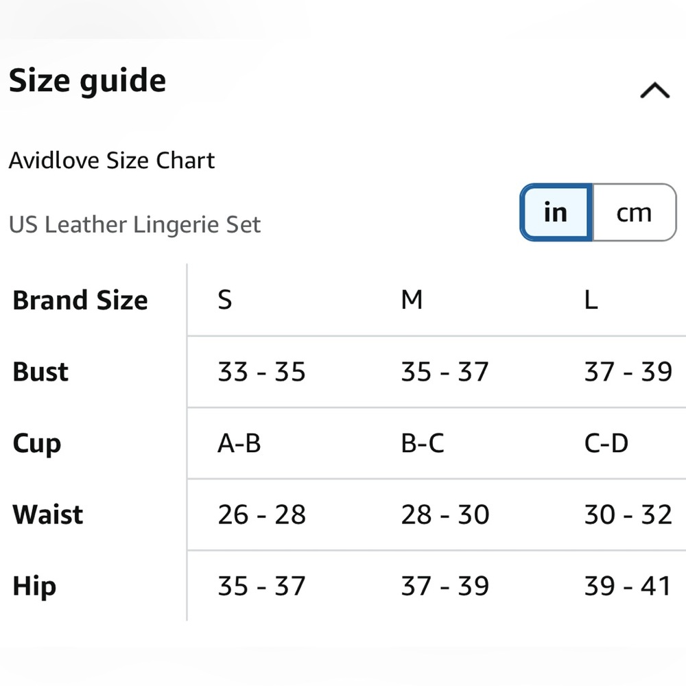 NWT Avidlove - Faux Leather Bra and Panty Set (5 pieces) - Picture 10 of 11